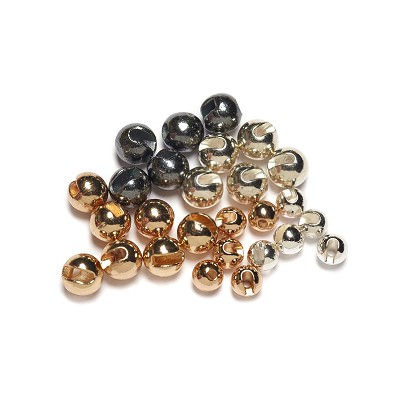 Veniard - Tungsten Beads - Slotted - 4mm Medium - Black